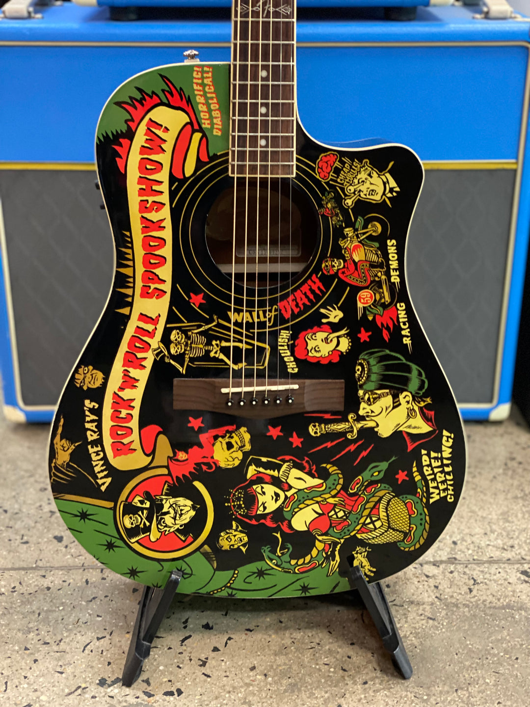 Fender Vince Ray - Voodoo & Spookshow Acoustics ***pre loved***