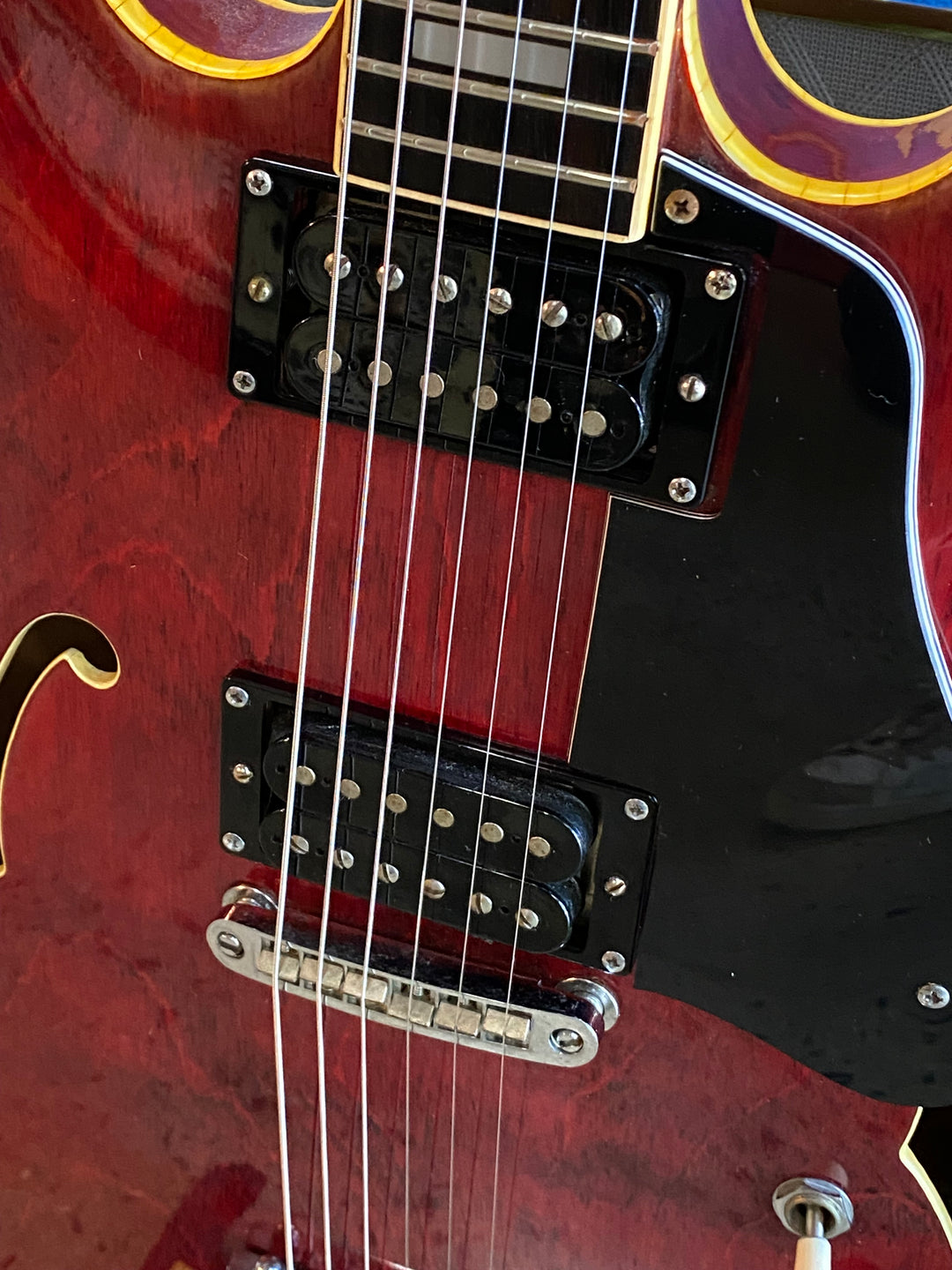 Greco MIJ SA-550 330 Style Early 70's Cherry Red W/case Pre Loved