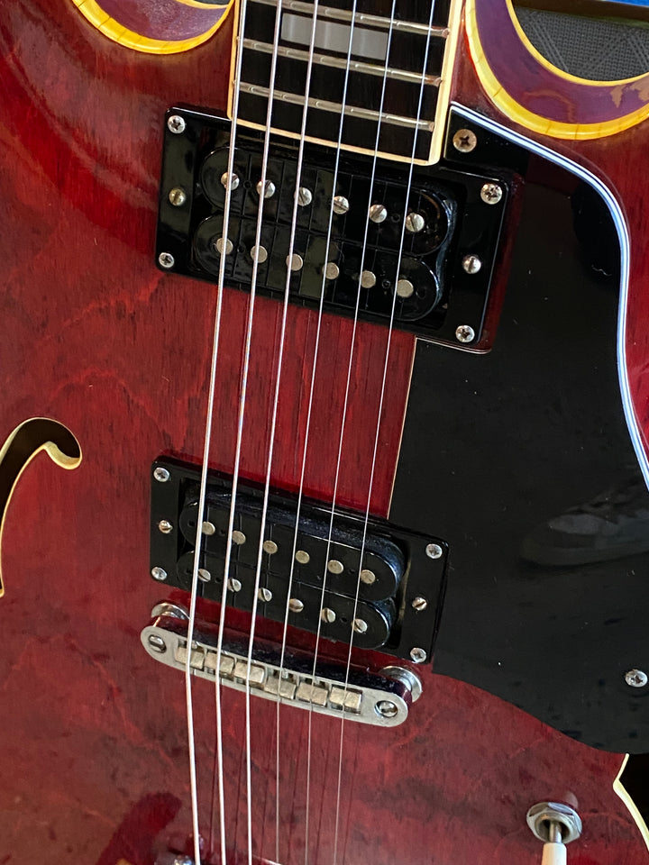 Greco MIJ SA-550 330 Style Early 70's Cherry Red W/case Pre Loved