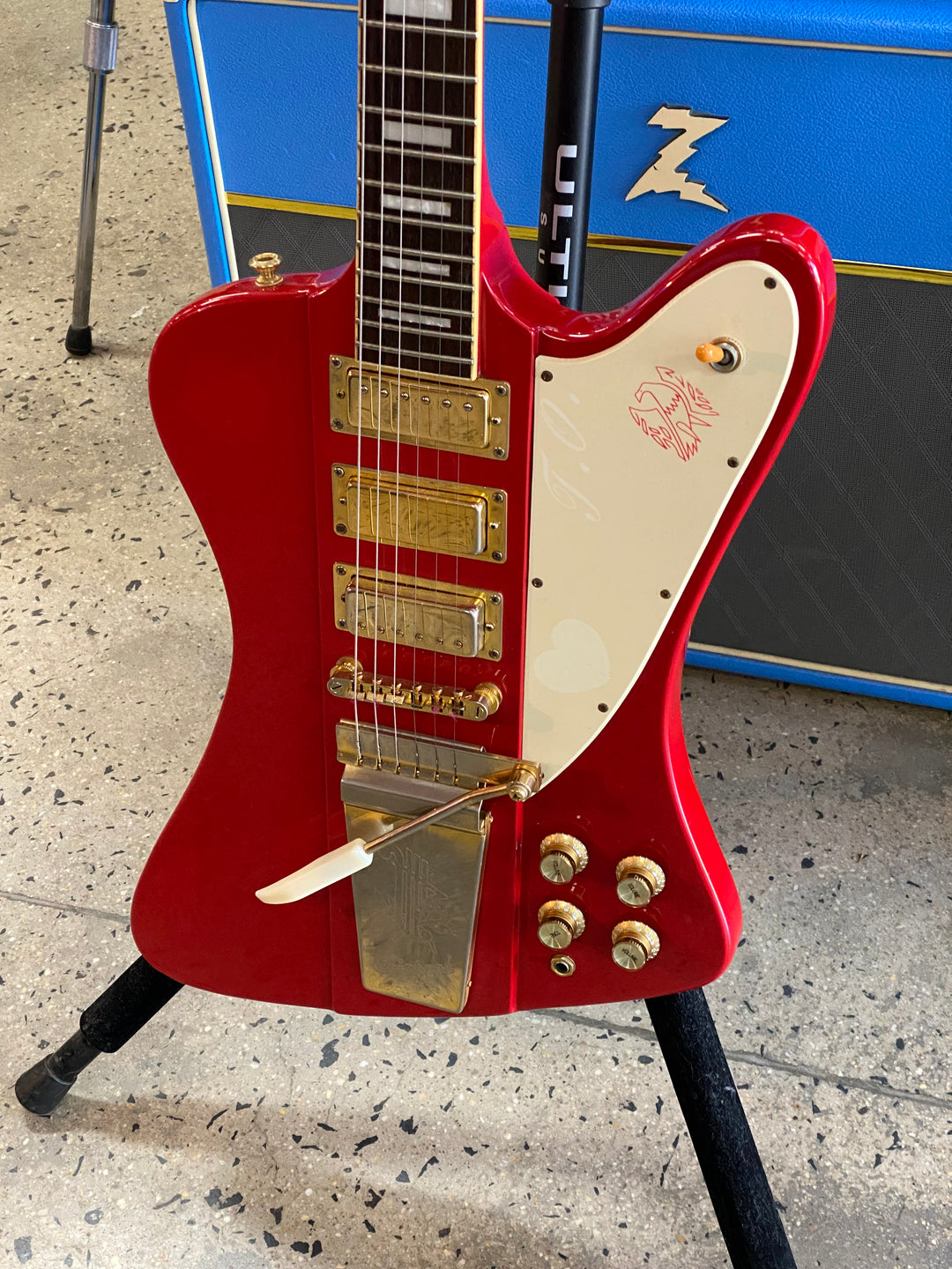 Epiphone 2002 MIK 63 Firebird VII w Gibson Case | Cardinal Red ***pre loved***