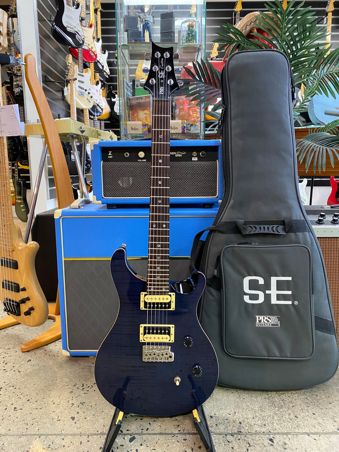 PRS SE 2008 MIK Custom 24 | Blue Matteo W/bag ***Pre Loved***