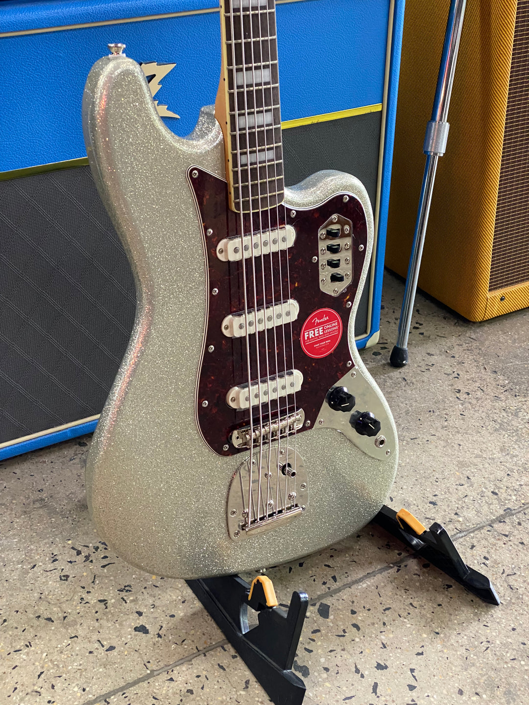 Squier FSR Classic vibe Bass VI | Silver Sparkle