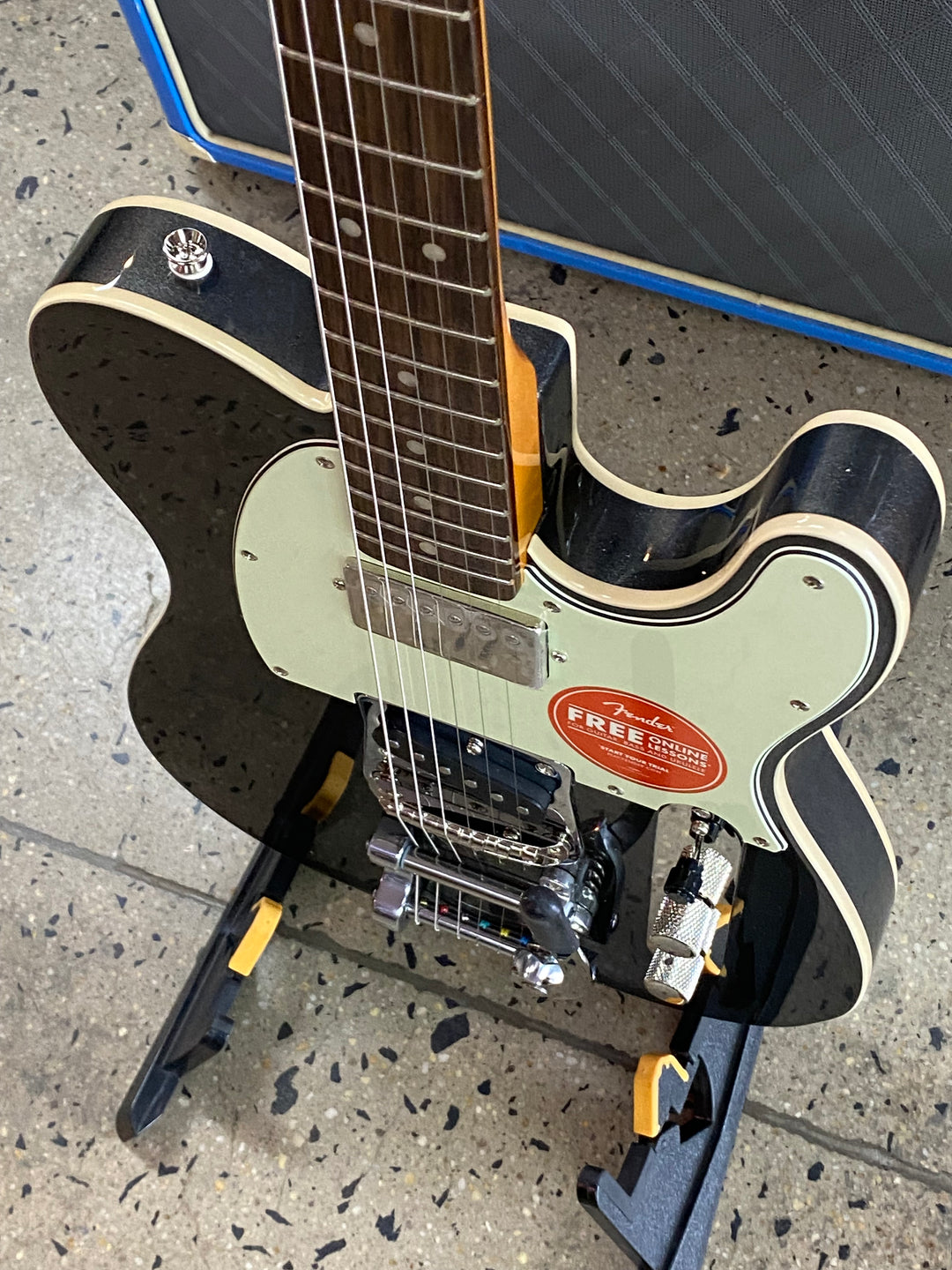 Squier FSR Classic Vibe Tele w/bigsby | Charcoal Frost Metallic