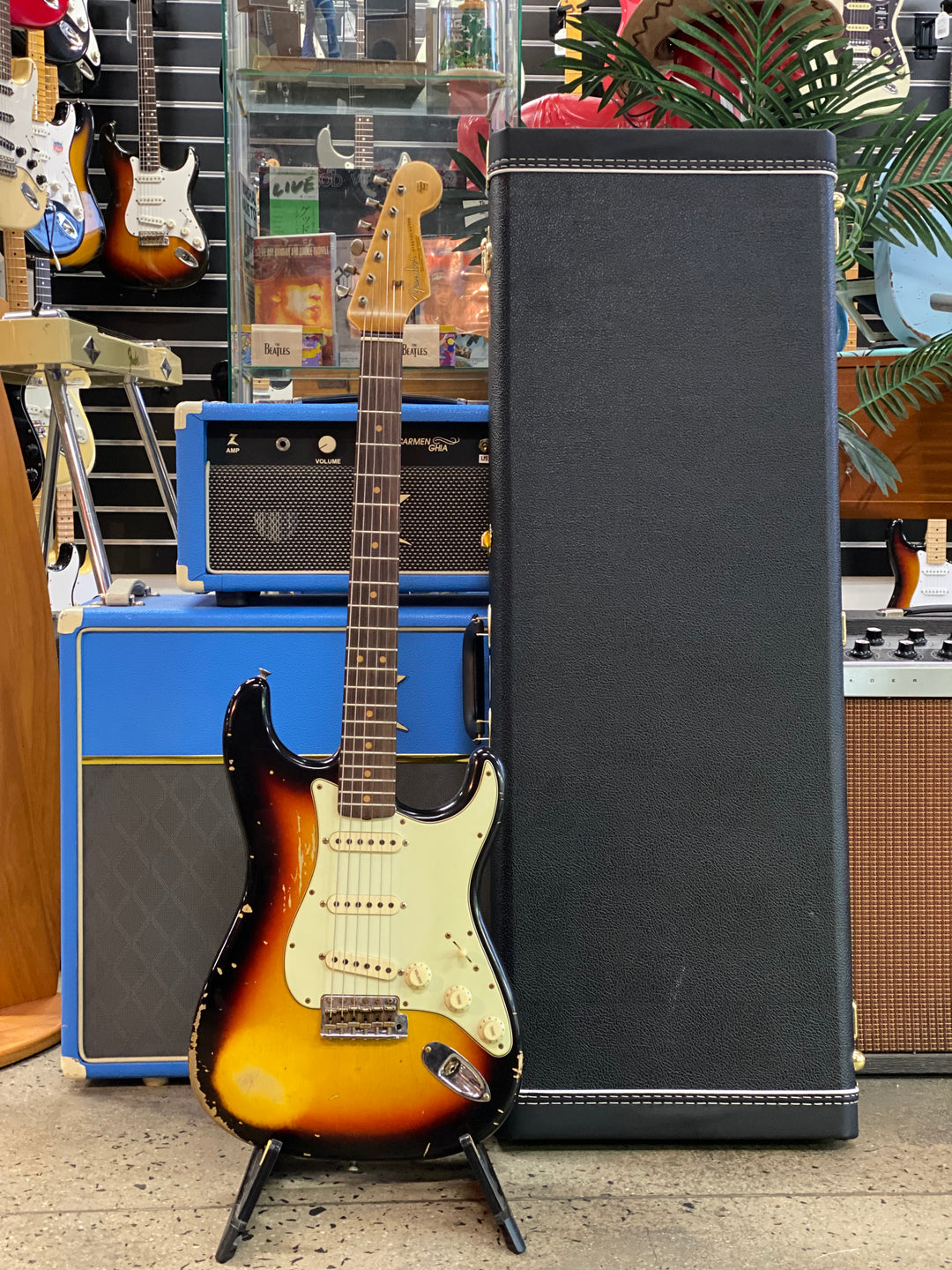 Fender Customshop 2024 LTD 1964 L-Series Stratocaster Heavy Relic 3TS W/case ***Pre Loved***