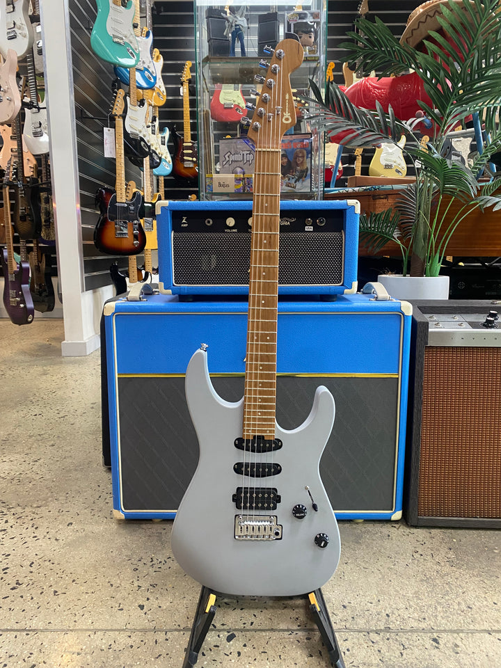 Charvel 2018 Pro-Mod DK24 HSS 2PT CM Primer Gray ***Pre Loved***