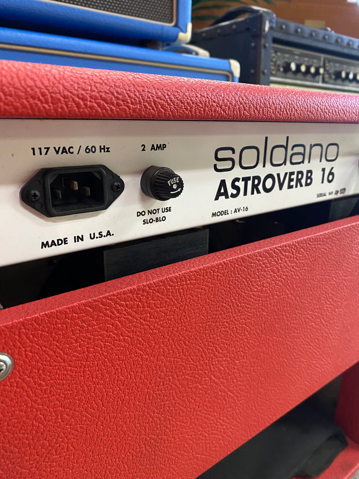 Soldano USA AV-16 Astroverb 16 20W Tube Combo 110V ***Pre Loved***