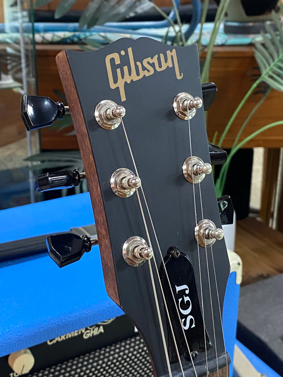 Gibson USA 2013 SGJ Modded Chocolate Satin W/case Pre ***Loved***