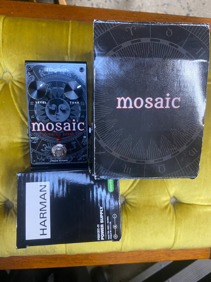 Digitech Mosaic Polyphonic 12 String Effect Pedal WBox Power Supply ***Pre Loved***