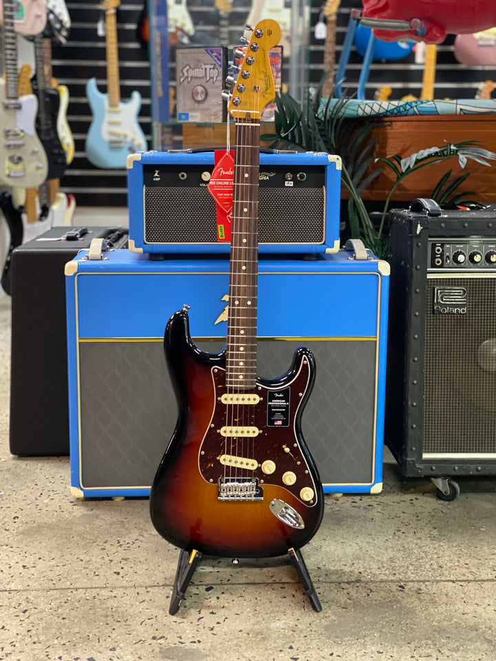 Fender American Professional II Stratocaster Rosewood | 3 Tone Sunburst