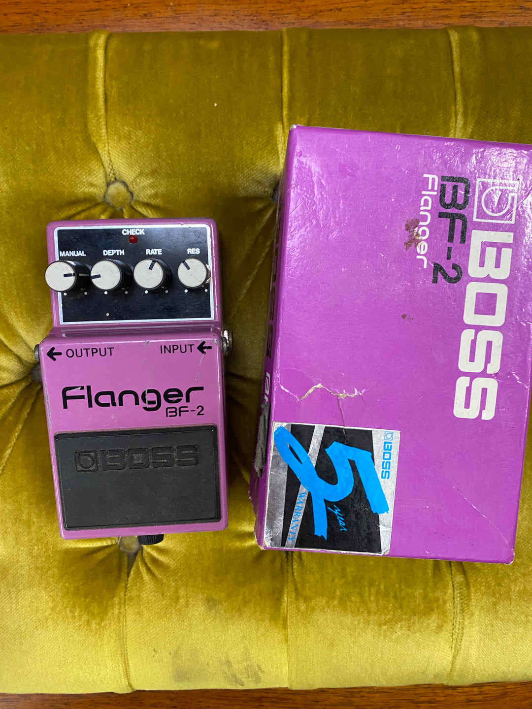 Boss MIT BF-2 Green Label Flanger w/box ***pre loved***