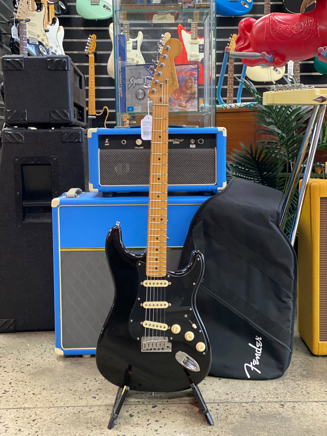 Fender 2000 USA American Standard *modded* w/bag | Black ***pre loved***