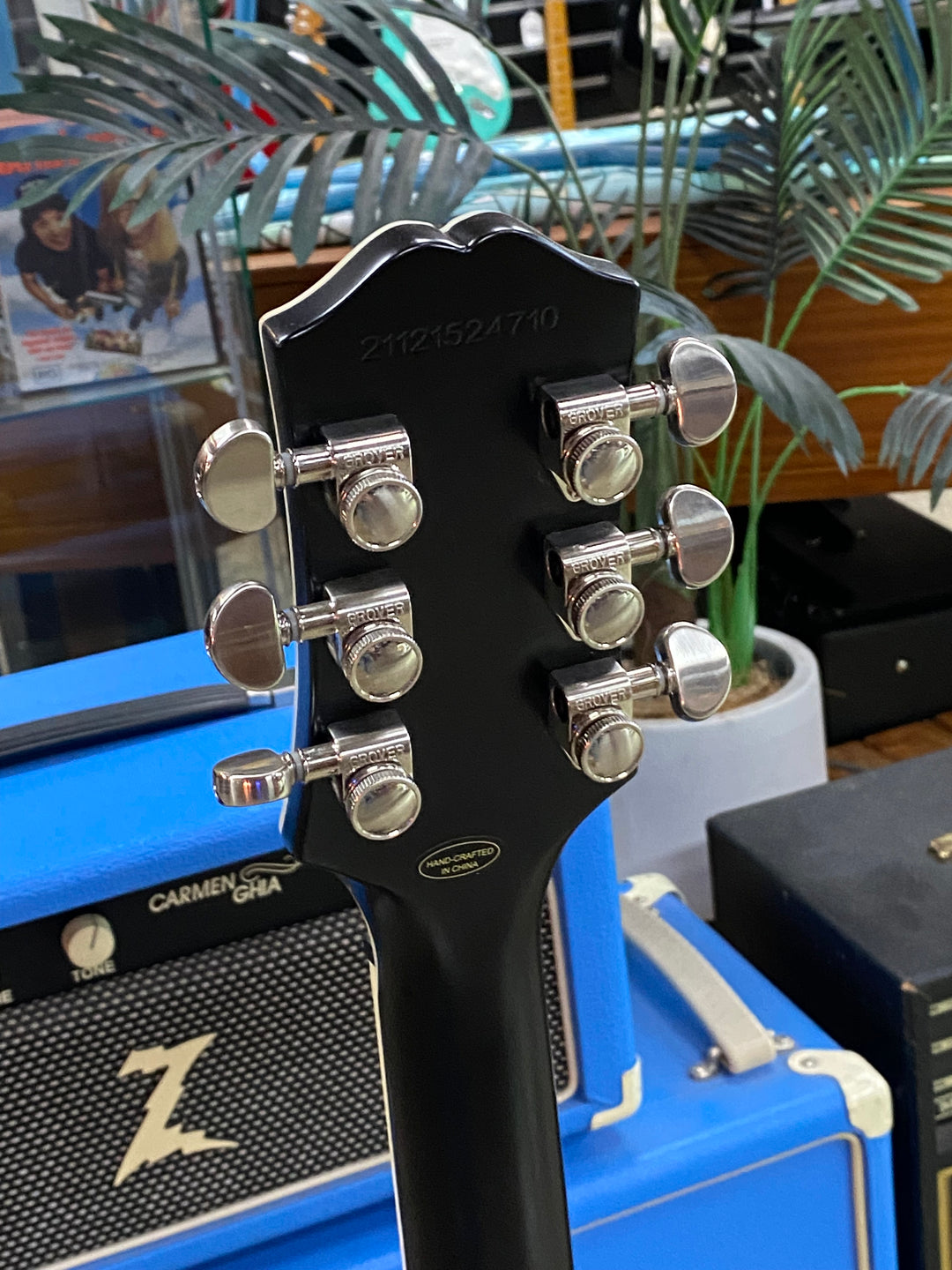 Epiphone 2021 Les Paul Prophecy | Olive Tiger Aged Gloss **pre loved**