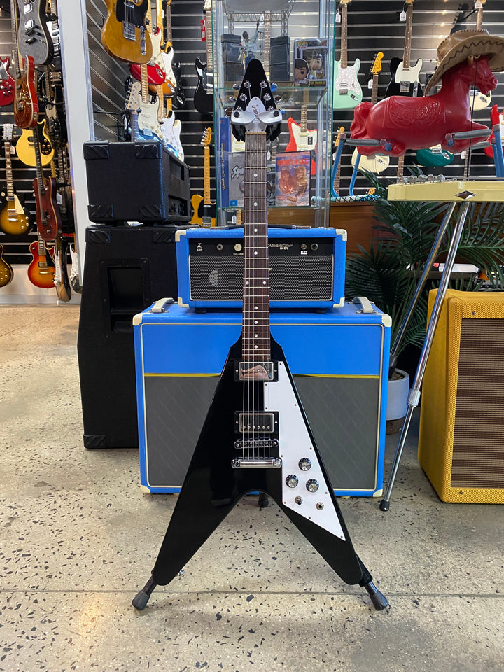 Gibson USA 2017 Flying V Ebony Pickup Mods W/case ***pre loved***
