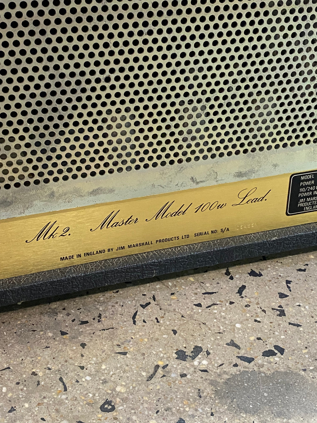 Marshall 1981 JCM800 Model 2203 100W Head ***pre loved***