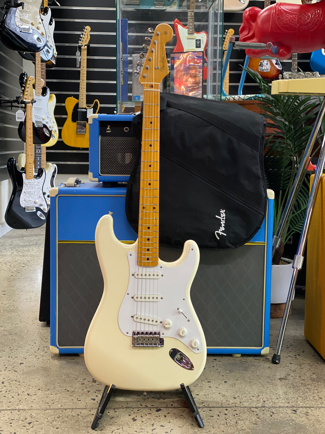 Fender MIJ Partscaster w/bag | White ***pre loved***