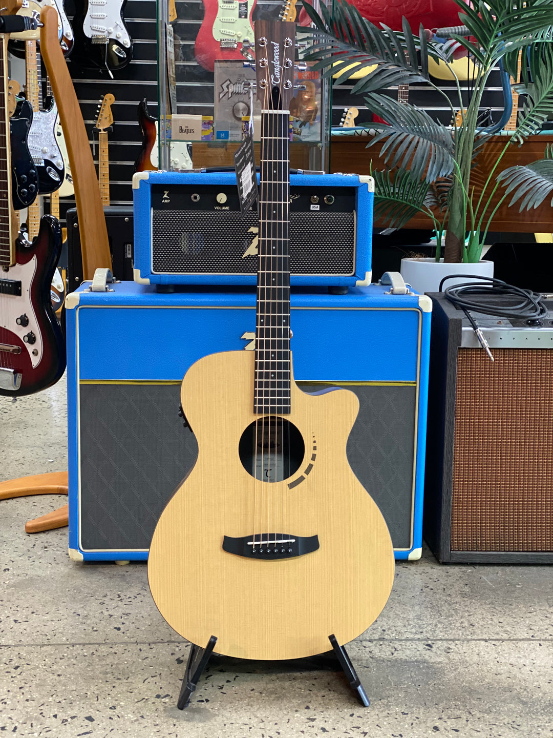 Tanglewood Metropolitan TM4CE Super Folk CE Koa Acoustic Electric