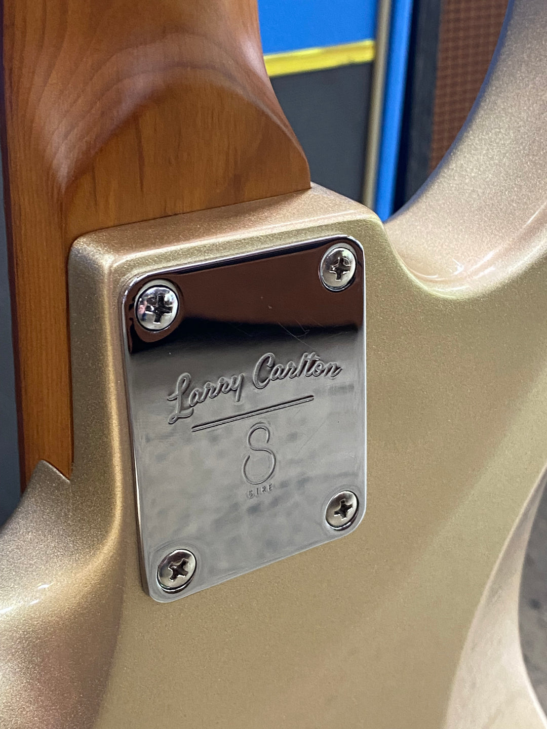 Sire S7 GEN 2 Larry Carlton Signature HSS Roasted Maple Neck Champagne Gold Metallic W/bag ***Pre Loved***