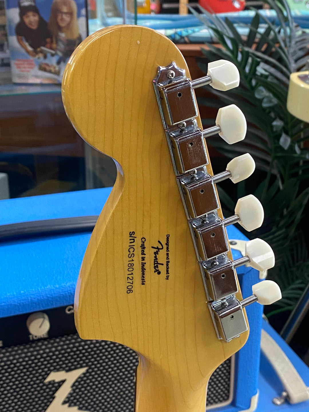 Squier 2018 Vintage Modified Mustang Sonic Blue ***Pre Loved***