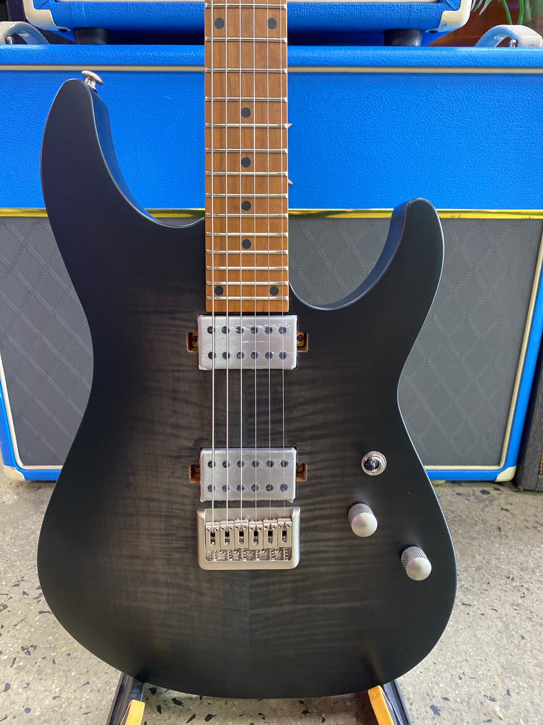 Schecter C-1 Standard Plus Electric Guitar | Black Burst (TBB)