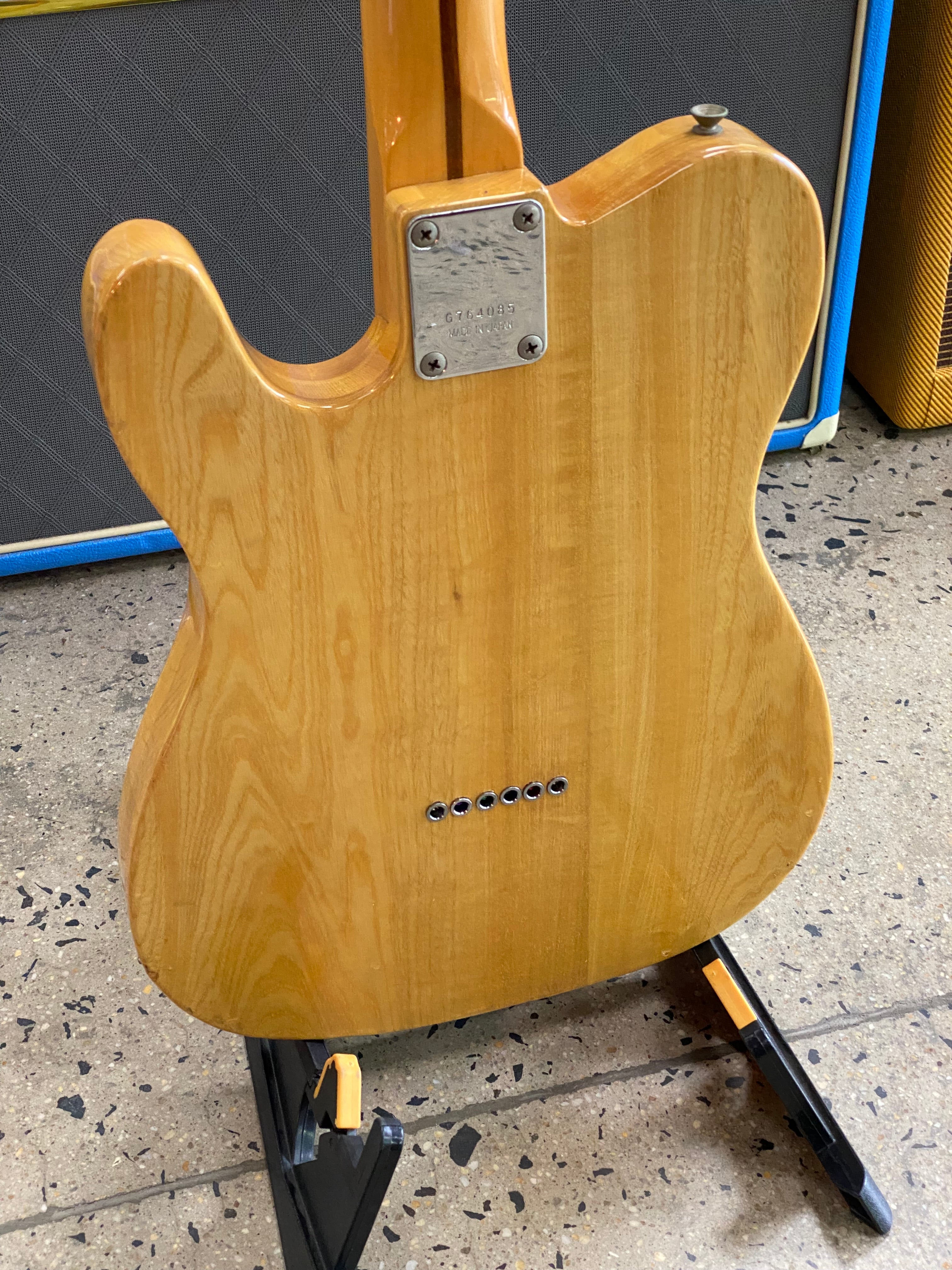 Greco 1976 Japan Spacey Sound TE-500 Tele Deluxe Natural W/bag