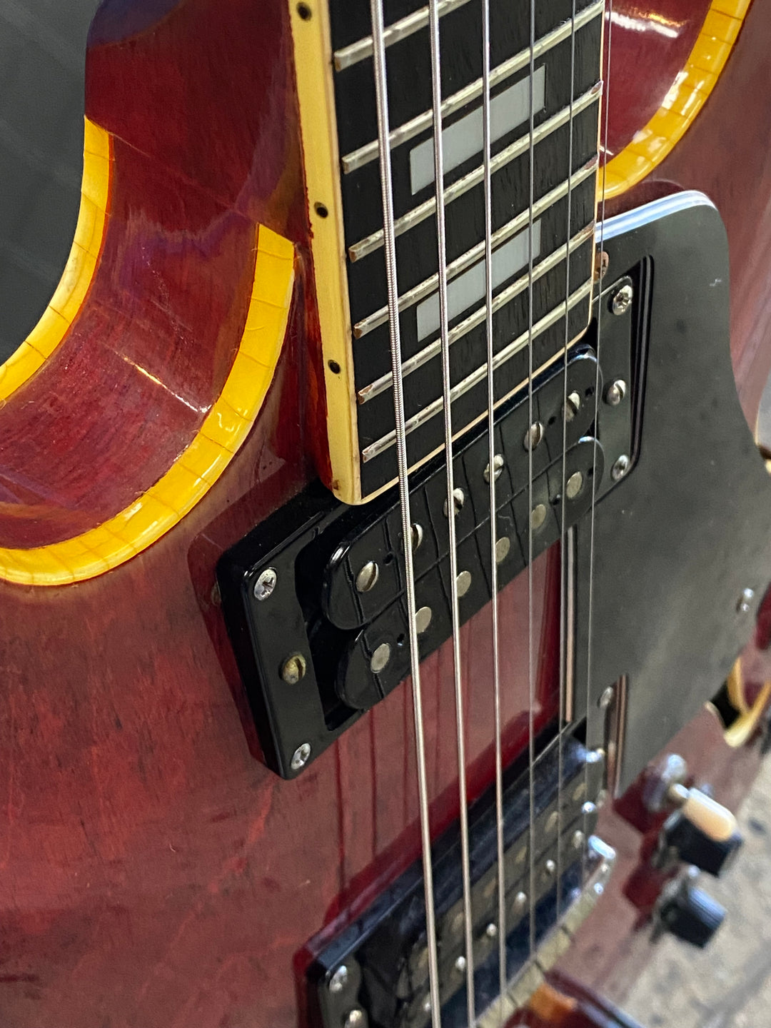 Greco MIJ SA-550 330 Style Early 70's Cherry Red W/case Pre Loved