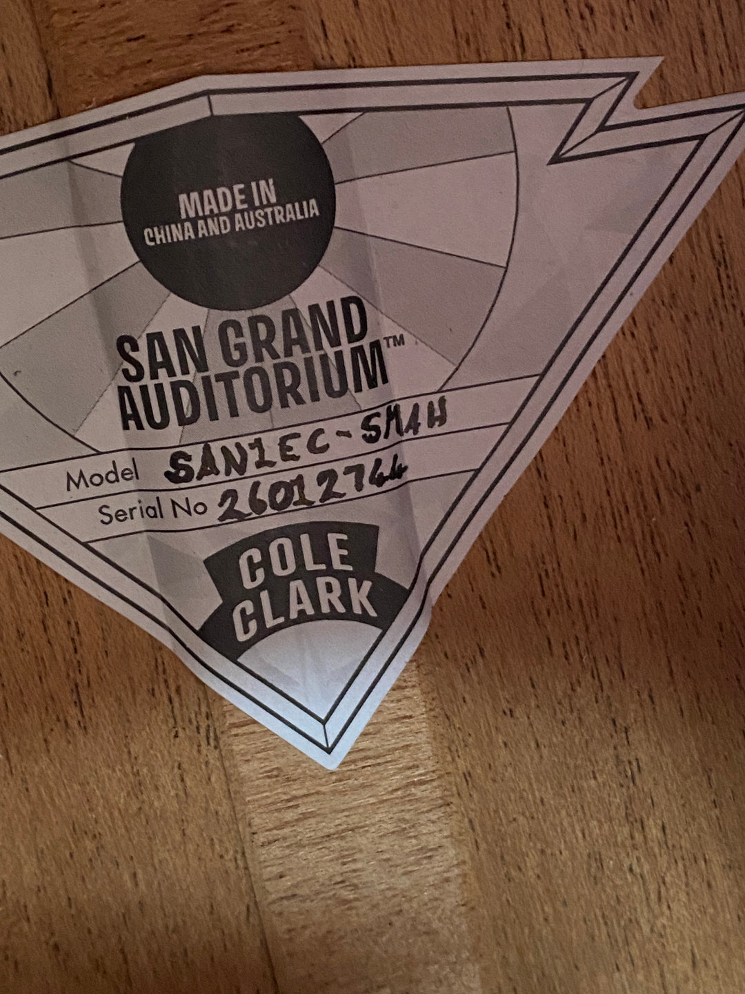 Cole Clark Studio AN1EC Spruce Mahogany