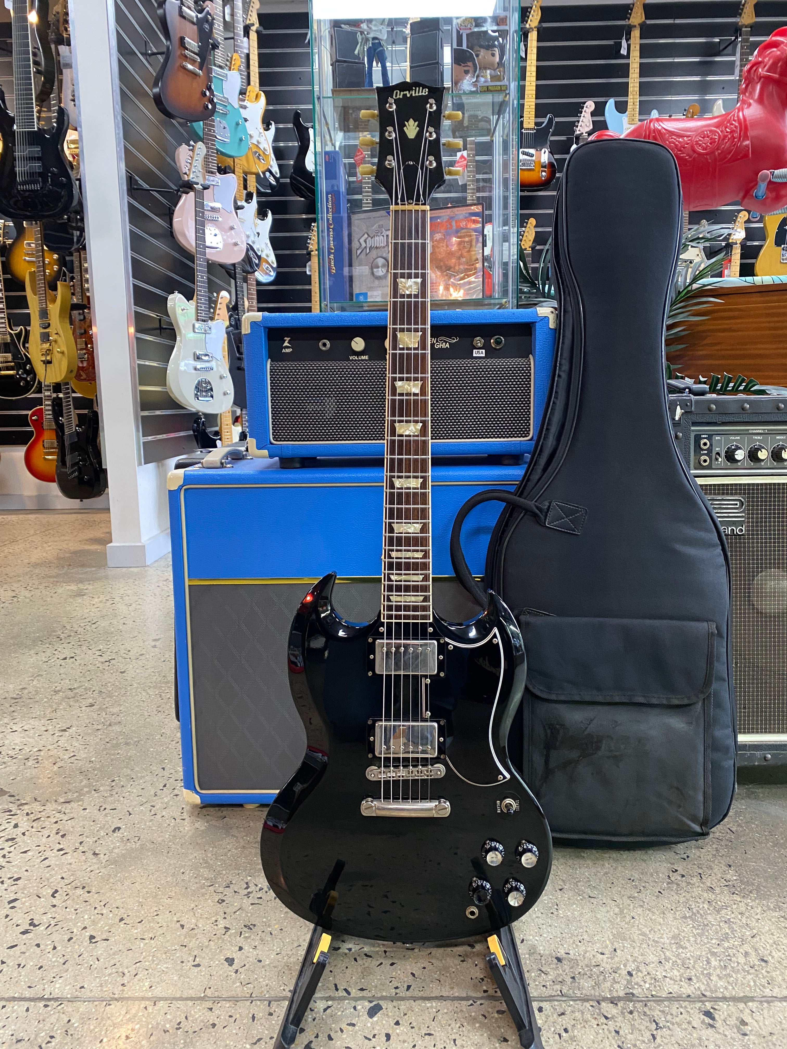 Orville 1995 SG-60 SG Black W/bag ***Pre Loved*** – A&B Musical