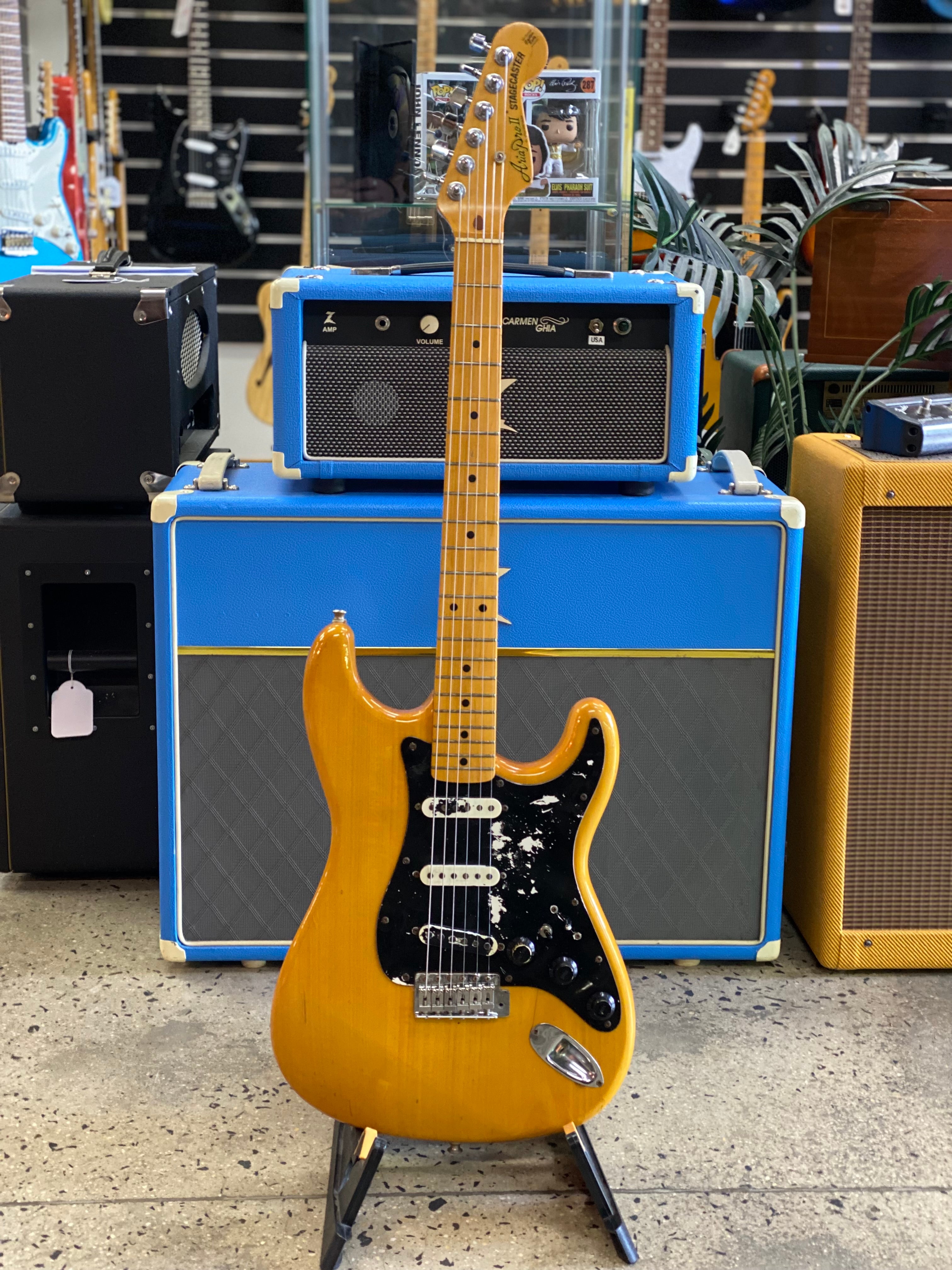 Aria Pro Ⅱ STAGECASTER 1977年　マツモク Classic 1977 Aria Pro II Stagecaster - Matsumoku - Ash Body