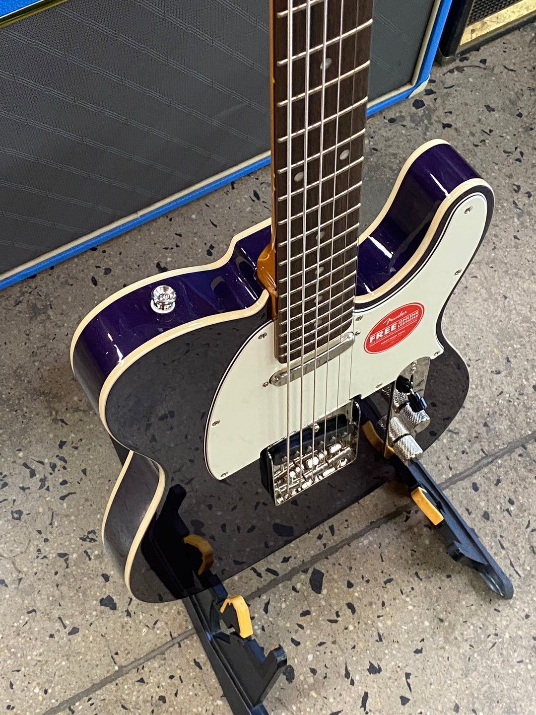 Squier by Fender Classic Vibe Baritone custom Tele | Purple Sparkle