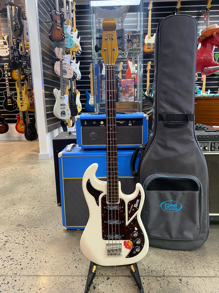 Burns London 2014 Shadows Bass Japan Exclusive Model w/bag | White ***pre loved***