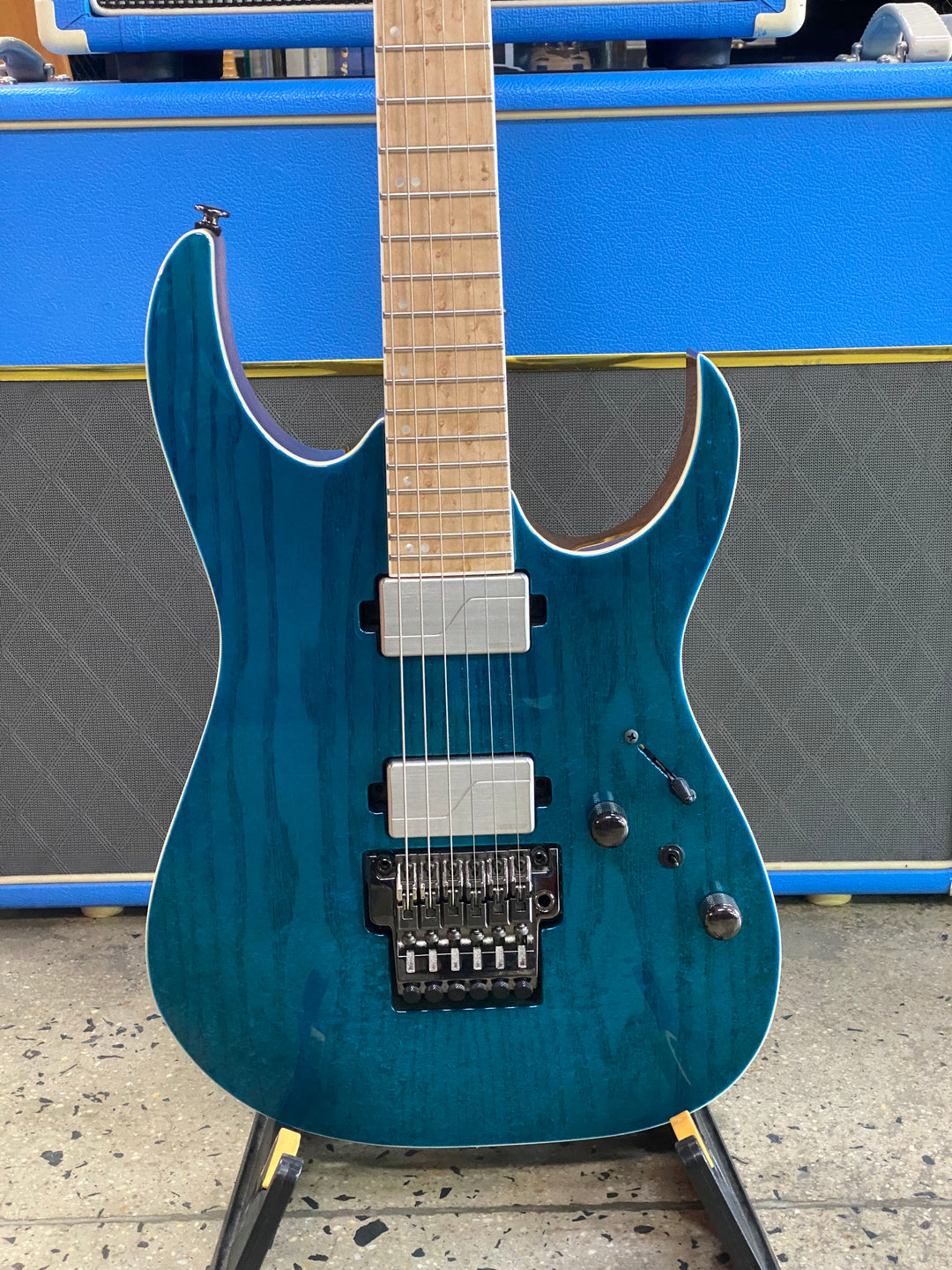 Ibanez Made In Japan RG5120M FCN Prestige Frozen Ocean W/Case ***Pre Loved***