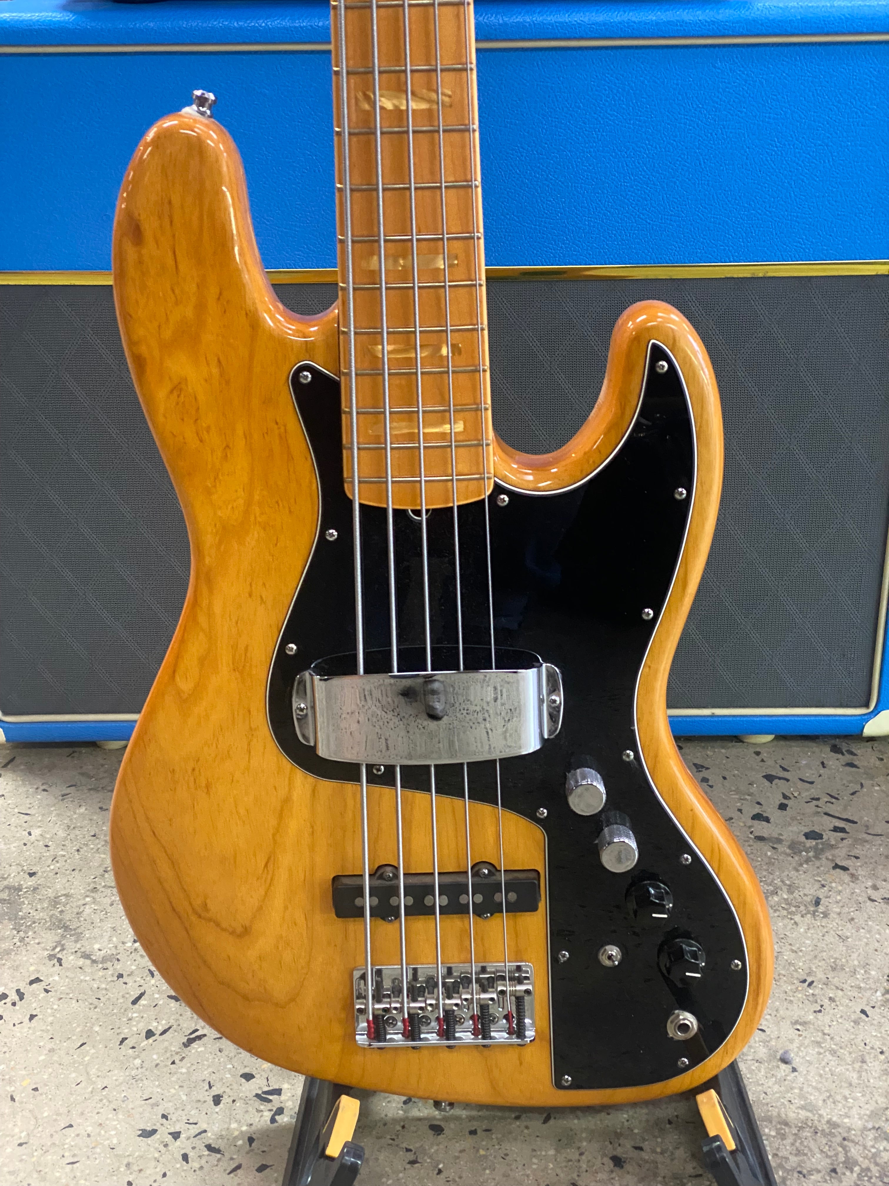 Fender Marcus Miller USA Jazz Bass V 5 String 2009 Bass Guitar Nat W/c –  A&B Musical Instruments