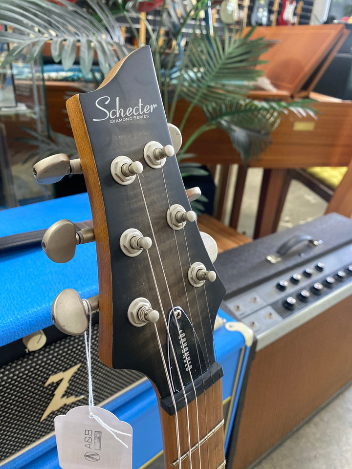 Schecter C-1 Standard Plus Electric Guitar | Black Burst (TBB)