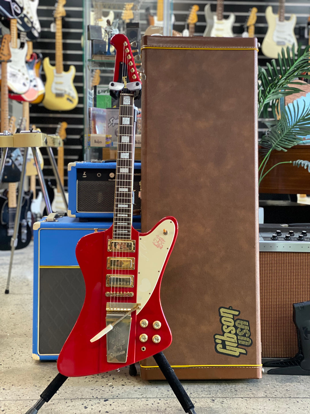 Epiphone 2002 MIK 63 Firebird VII w Gibson Case | Cardinal Red ***pre loved***
