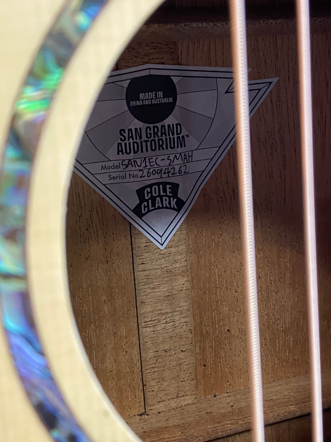 Cole Clark Studio AN1EC Spruce Mahogany