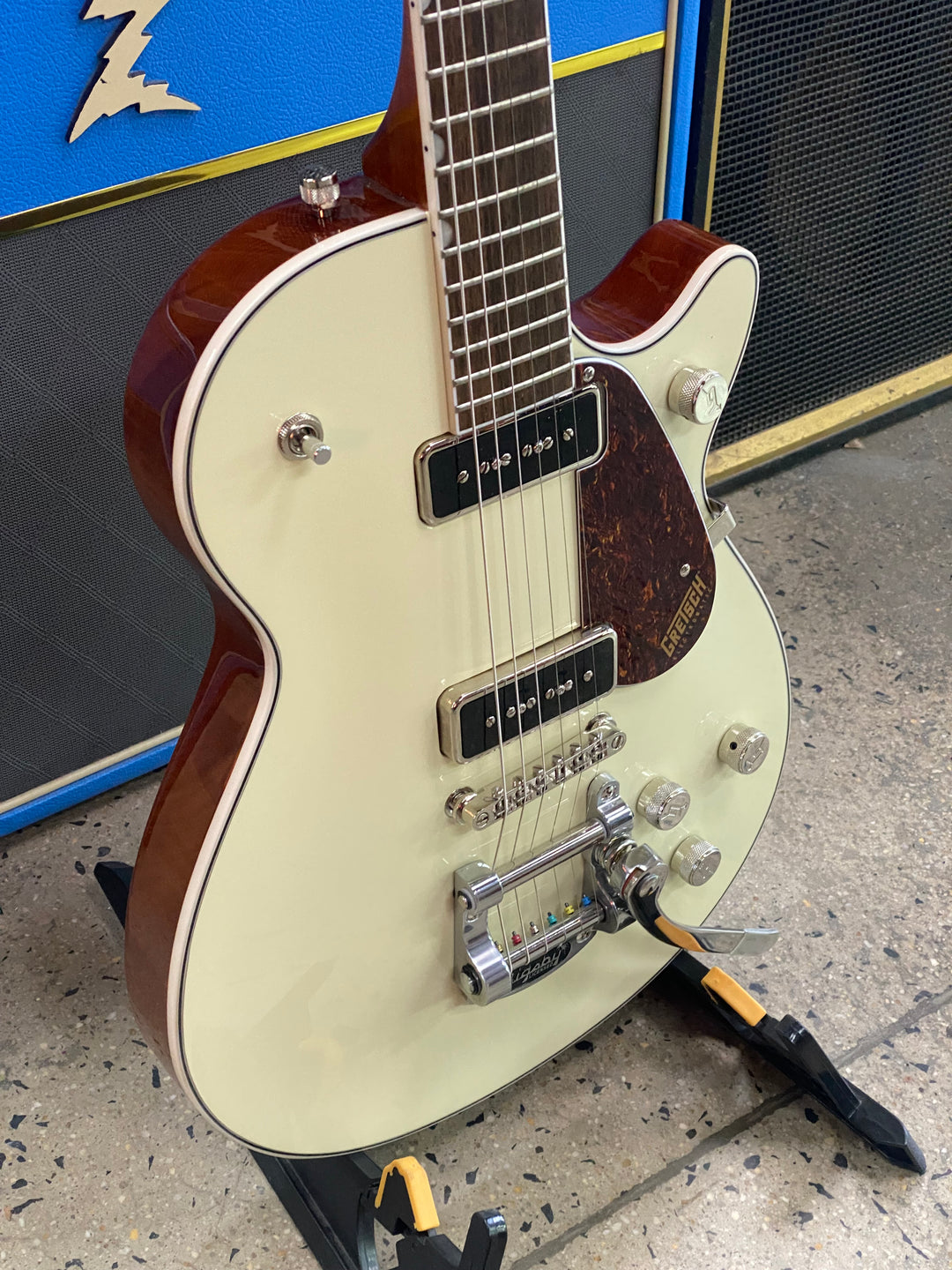 Gretsch G5210T-P90 Electromatic Jet Single-Cut with Bigsby Vintage White ***Pre Loved***