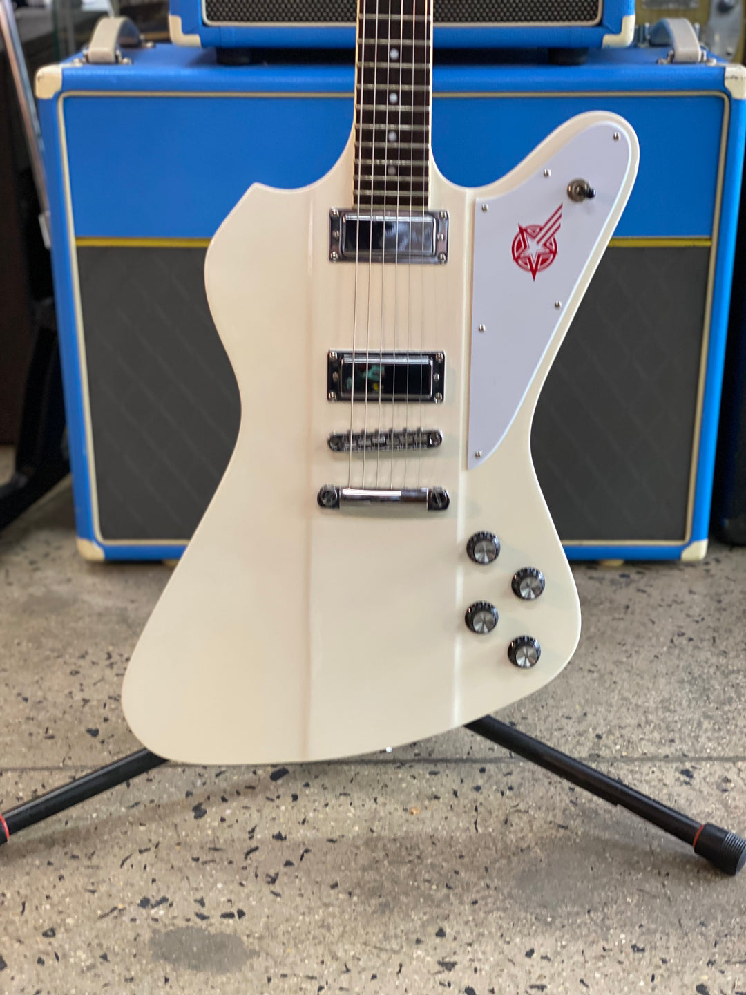 Washburn PS10 Starfire Paul Stanley w/bag | White ***pre loved***