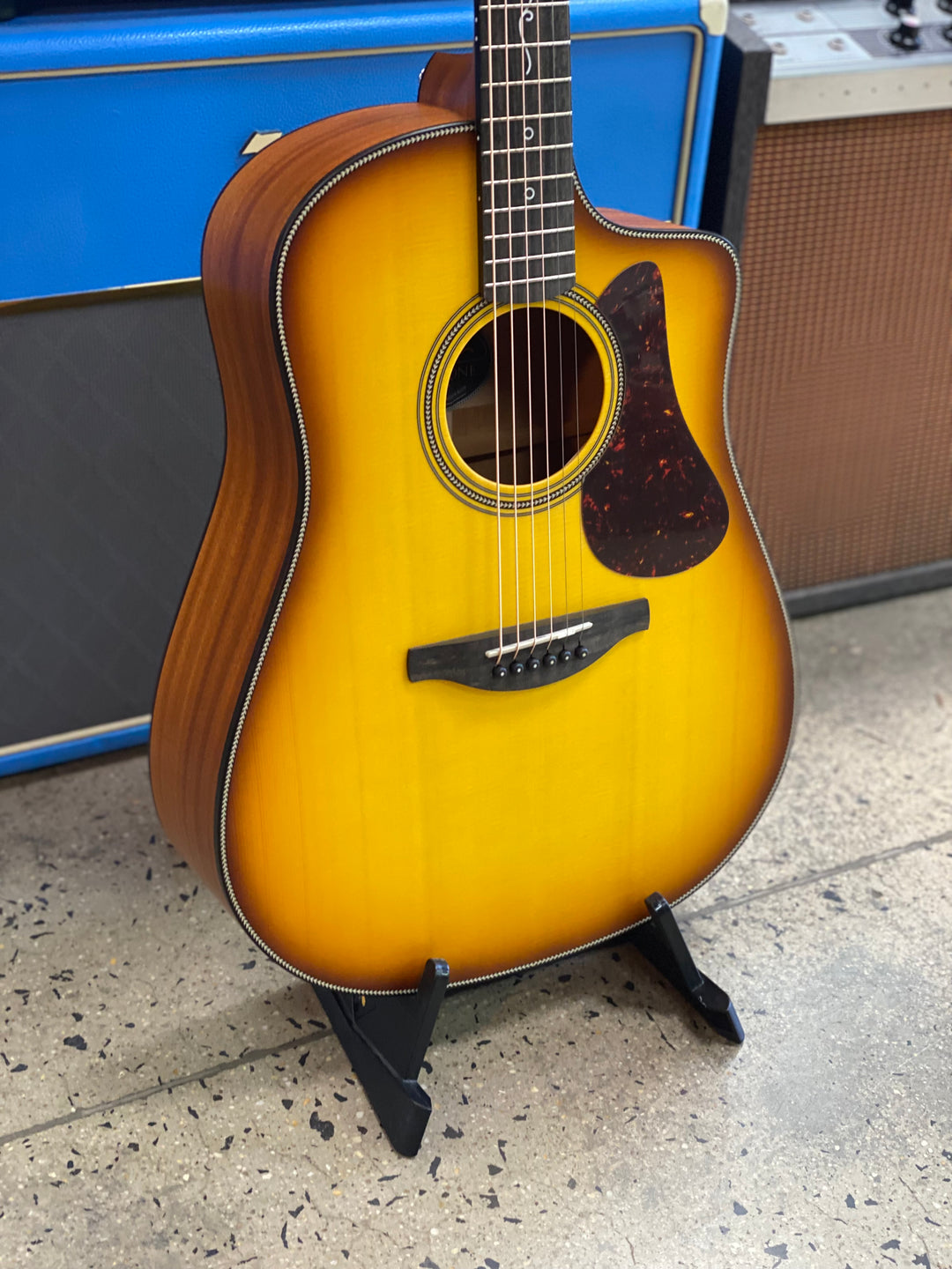 Fenech Guitars True Tone D78 Cutaway Acoustic | Burst