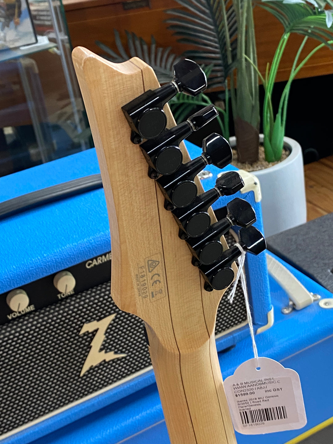 Ibanez 2018 MIJ Genesis RG550 | Road Red Flare ***pre loved***