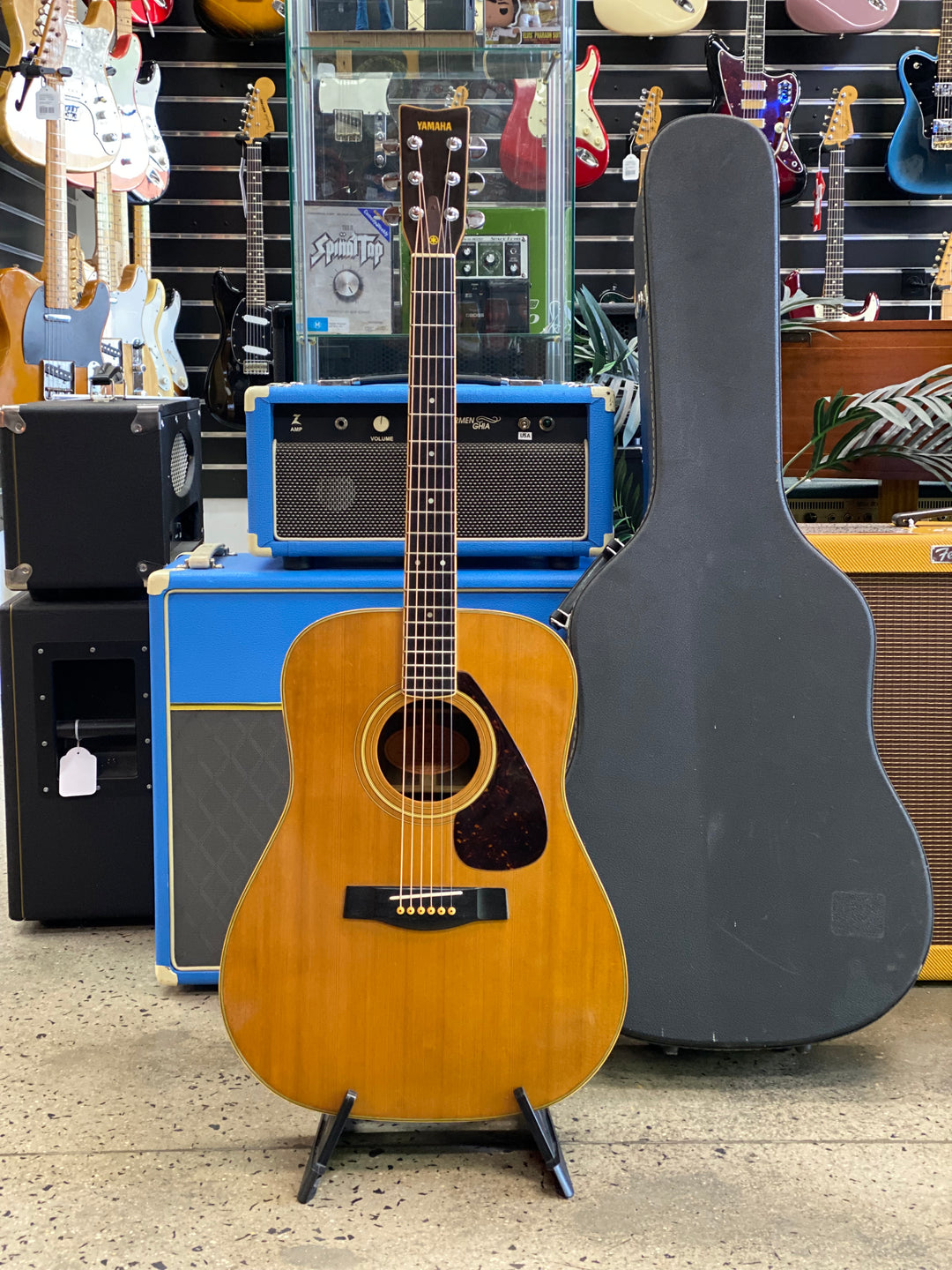 Yamaha FG-251 Acoustic Late 70's Natural W/case ***Pre Loved***