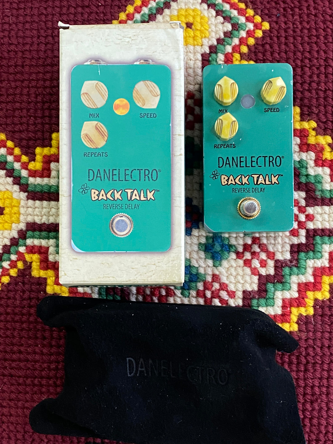 Danelectro Back Talk Reverse Delay Pedal RBAC1 Pre Loved W/box