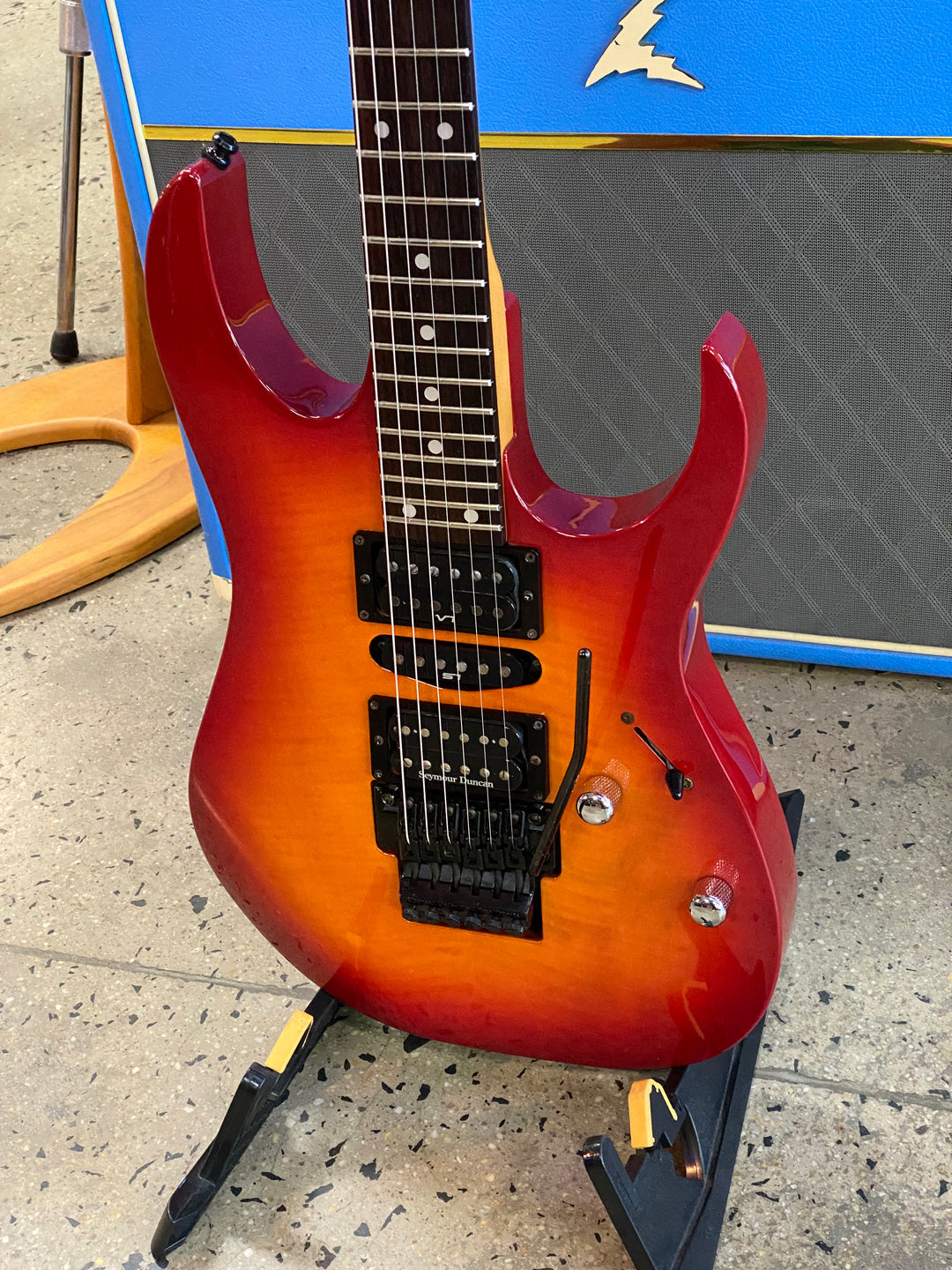 Ibanez 1991 RG-570FM w/bag | Transparent Cherry ***pre loved***