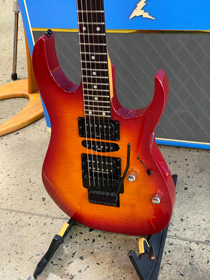 Ibanez 1991 RG-570FM w/bag | Transparent Cherry ***pre loved***