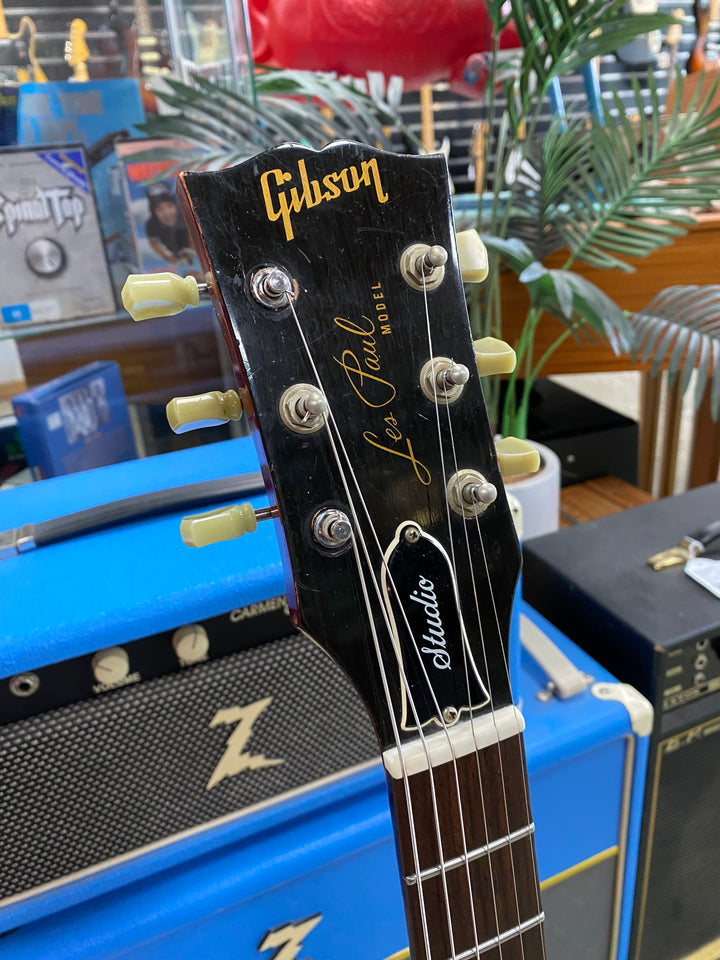 Gibson USA 1984 Les Paul Studio *modded* w/case | Wine Red **pre loved**