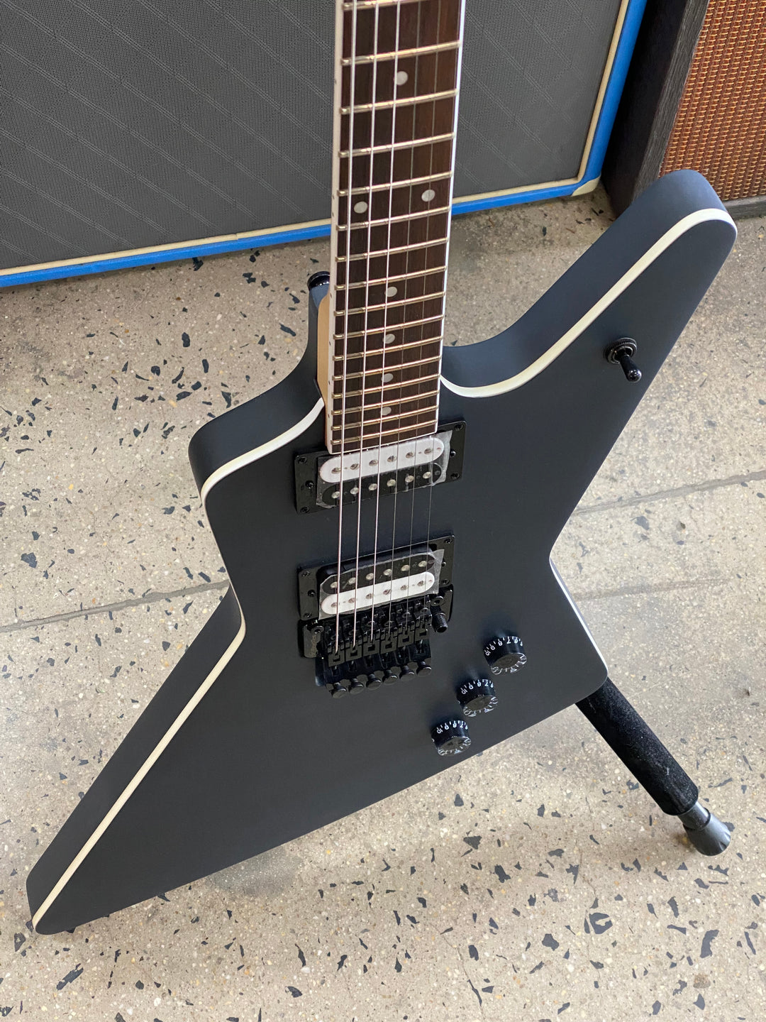 Dean Guitars ZX Floyd Black Satin