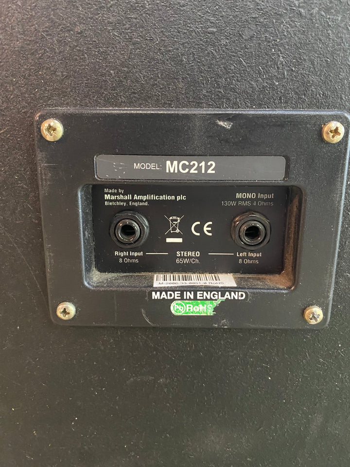 Marshall Cabinet 2x12 MC212 Made in England ***pre loved***