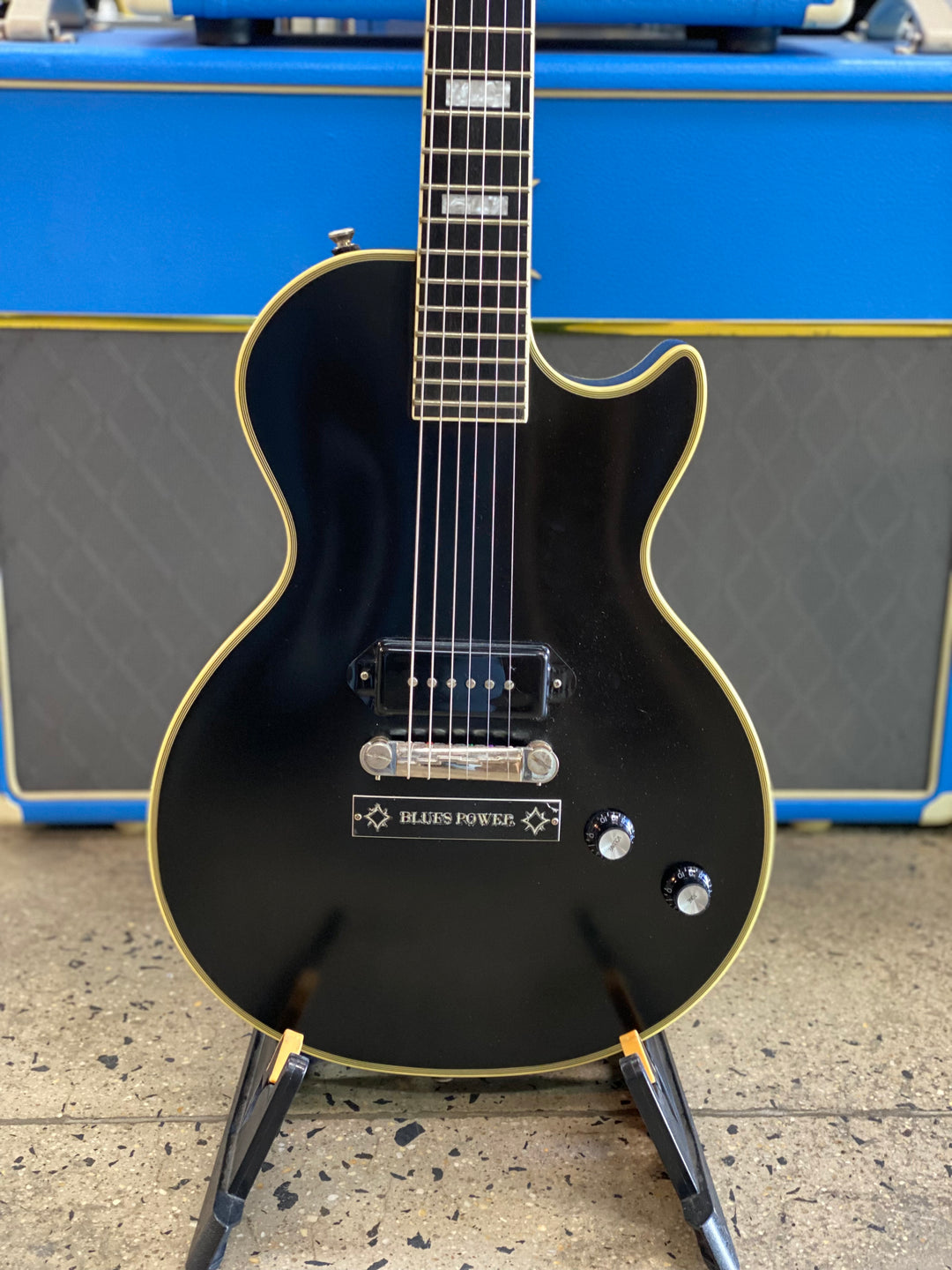 Epiphone 2019 Les Paul Custom Jared James Nichols LTD ED "Old Glory" W/bag | Black ***pre loved***