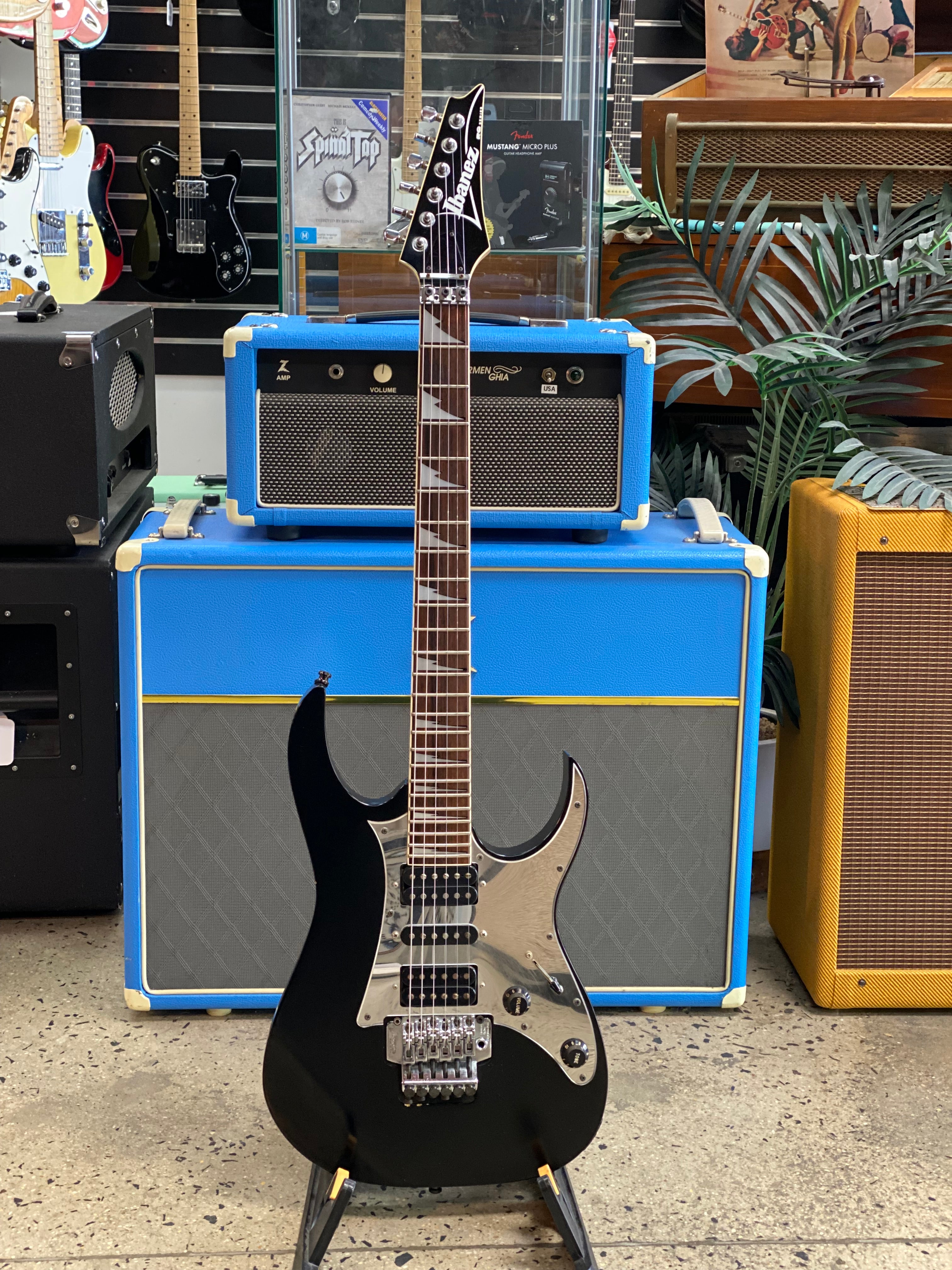 Ibanez 1999 MIJ RG450 AH Black W/bag ***Pre Loved*** – A&B Musical