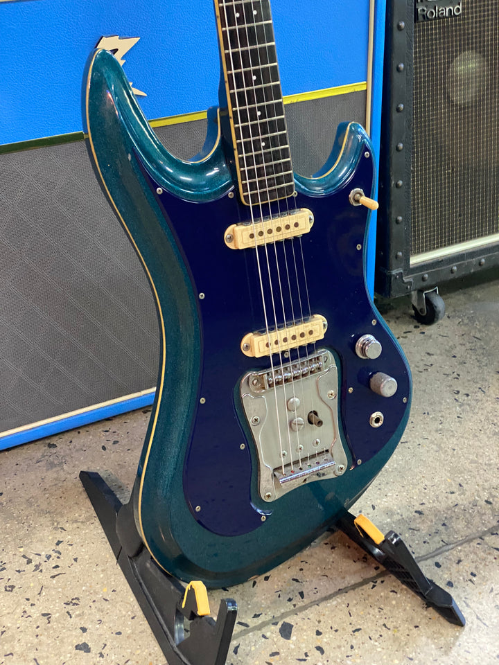 Guyatone MIJ LG-350 Sharp 5 Late 60's w/case | Blue Metallic ***pre loved***