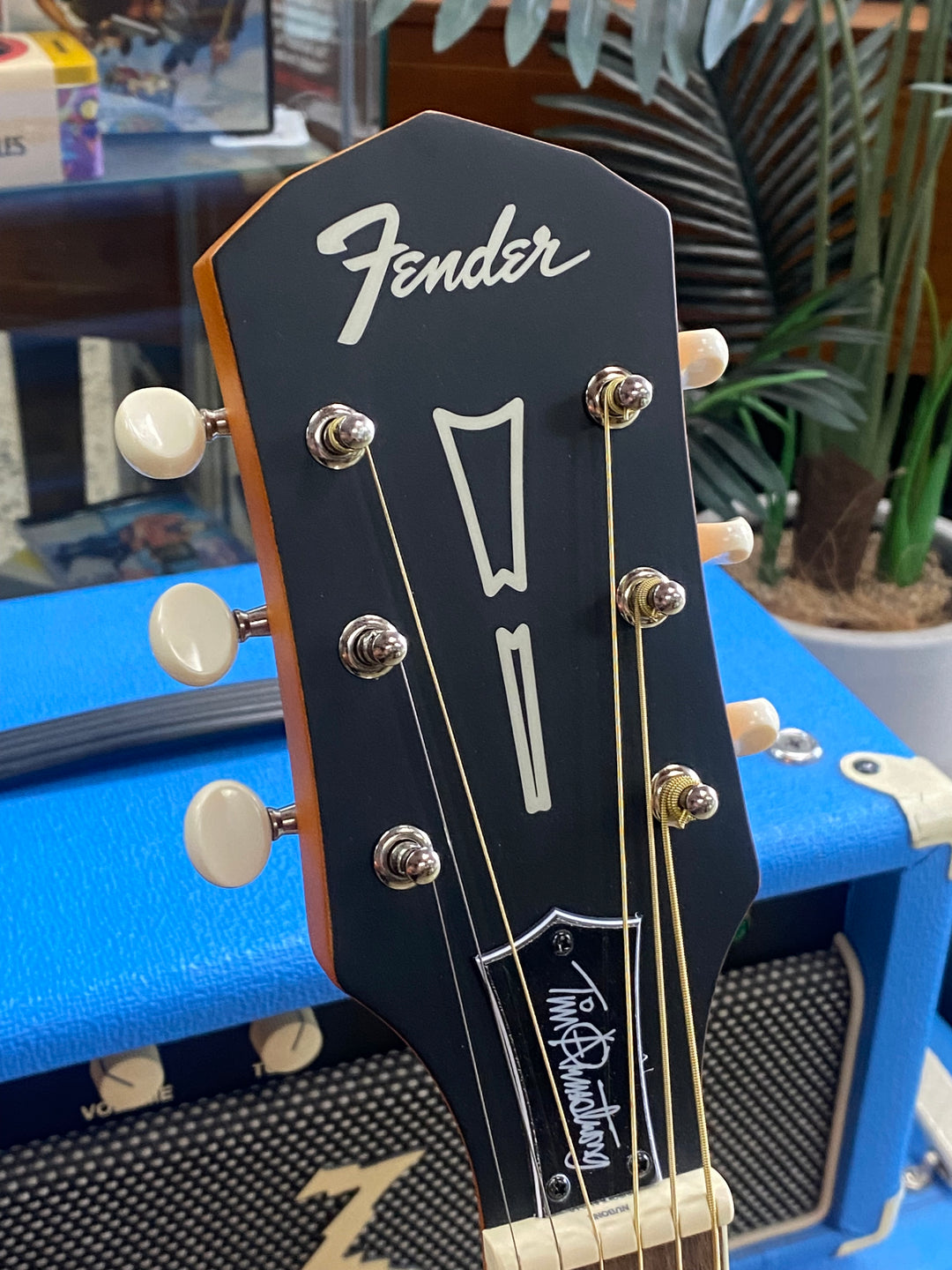Fender Tim Armstrong Hellcat Left Hand Acoustic | Mahogany